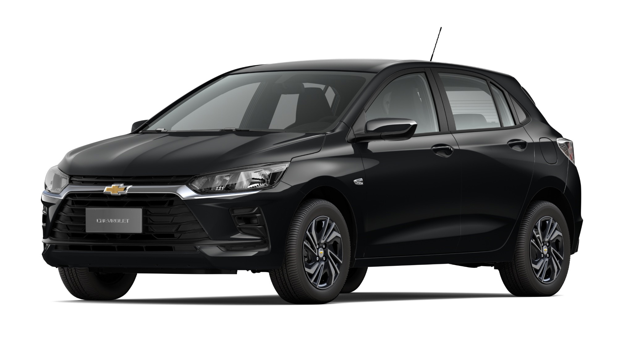 Carro Onix 2027 - Modelo 1.0 MT na cor Preto Ouro Negro